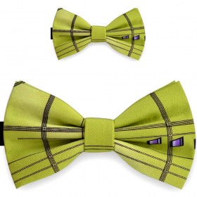 Papioane tata fiu, verde amanda, imprimeu dungi stilizate delicat